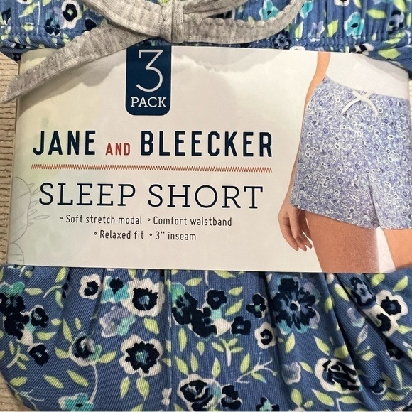 New-3pc Pack Jane And Bleecker, Super Soft, Drawstring, Relax Sleeper Shorts Set - Picture 3 of 14